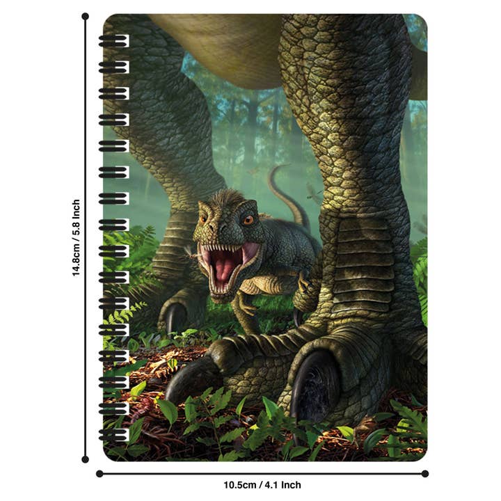 Deluxebase – wholesale Notebook – 3D LiveLife Jotters - Wee Rex