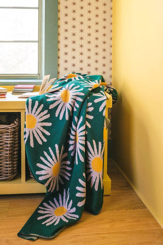 The House That Lars Built - Wholesale Throw Blanket - Bright Blooms Blanket3