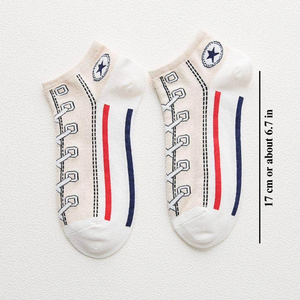 Ashlen - Wholesale Socks - Women's - SHOE ILLUSION SOCKS (SET OF 5 PAIRS)7