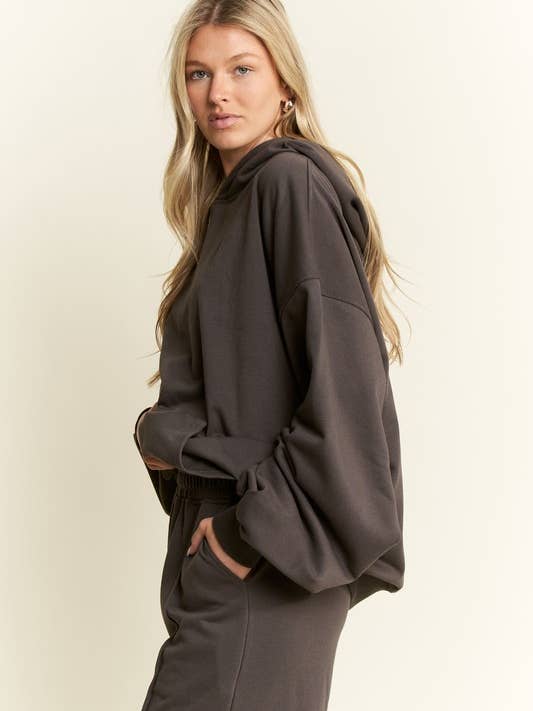JADE BY JANE - Wholesale Lounge Set - Women's - SOLID COTTON BRUSHED SET2