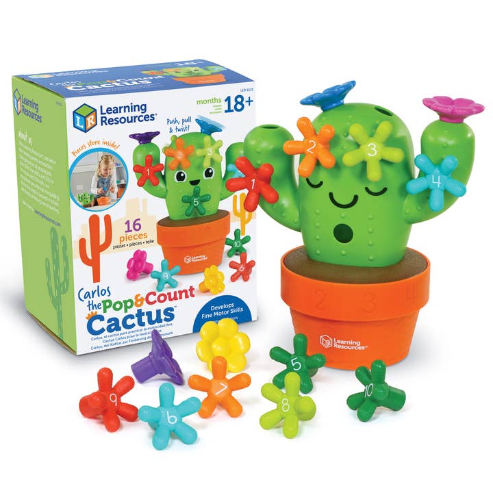 Carlos the Pop & Count Cactus for wholesale by Learning Resources