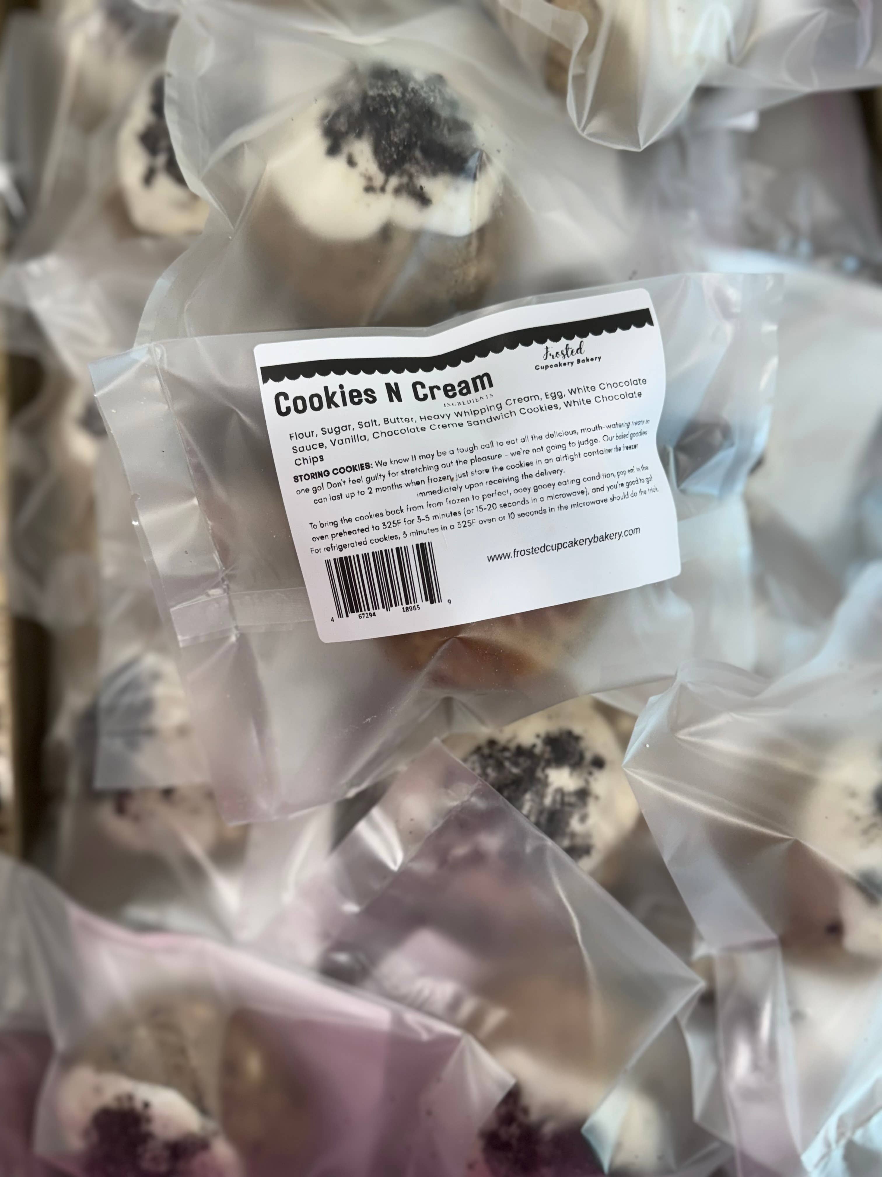 Frosted Cupcakery Bakery – Cookie por atacado – Bolachas Recheadas - Bolachas e Creme2