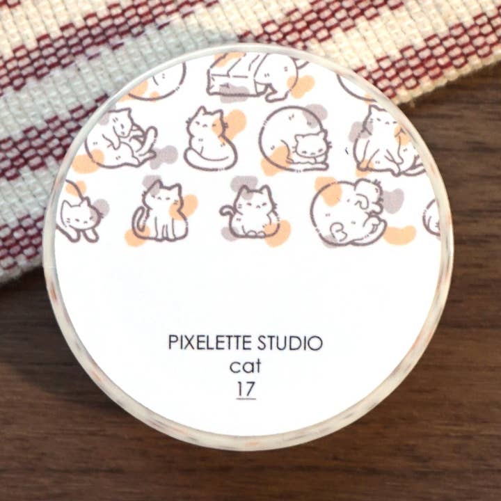 Cats Washi Tape for wholesale by Pixelette Studio