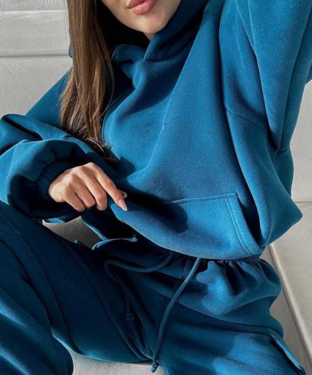 Aria Romance – wholesale Träningskläder – Dam – Prestanda Fleece Hoodie Jogger Set14