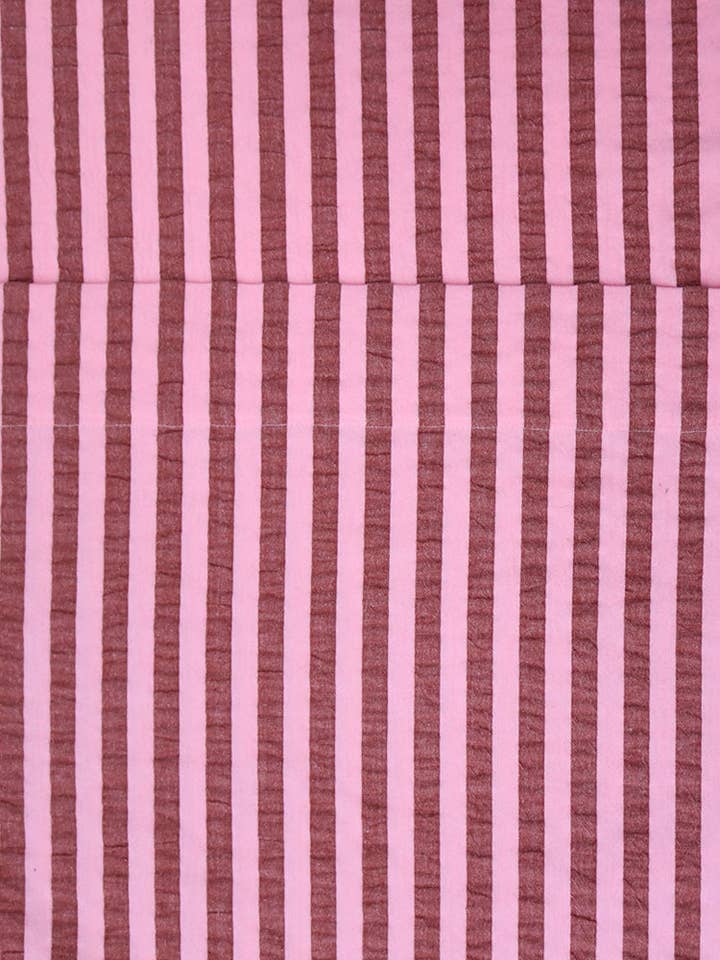 Sundae Seersucker Flat Sheet for wholesale by Mosey Me