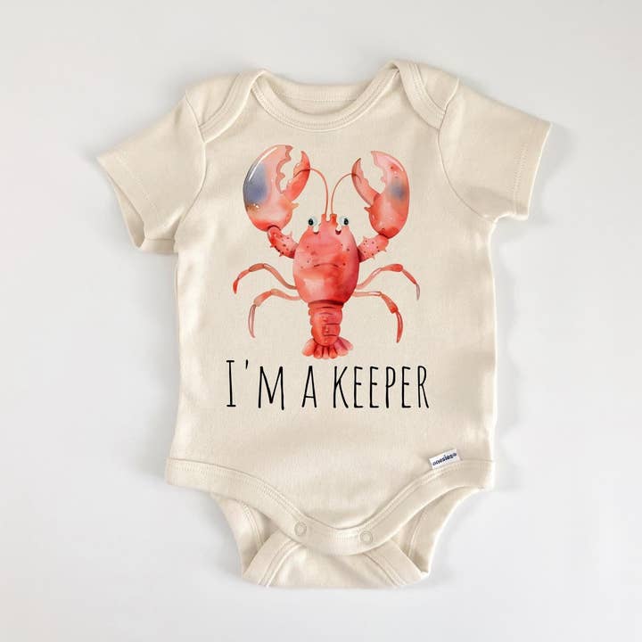 Lobster Seafood - Baby Boy Girl Clothes Infant Bodysuit Funny Cute Newborn for wholesale by North Fork Forager LLC
