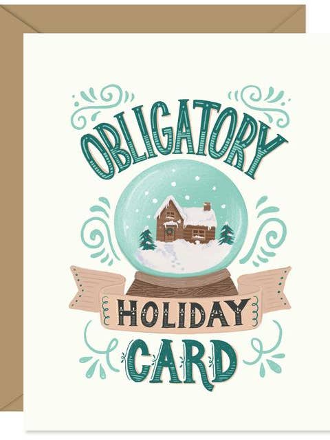 Obligatory Holiday Card for wholesale by Hello Sweetie