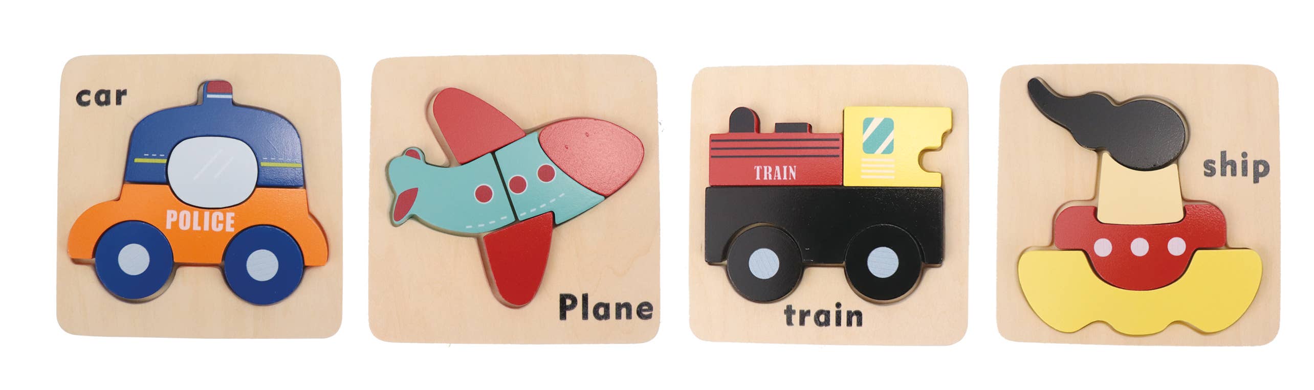 Leo & Friends - Wholesale Puzzle - Kids - Wooden Vehicle Puzzle Kit for Boys and Girls6