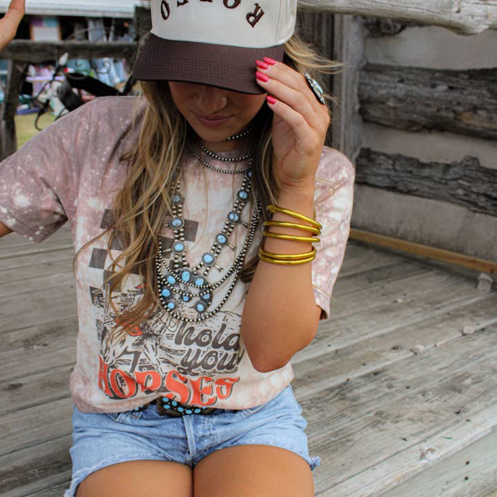 Summer Tees - Wholesale Trucker Hat - Women's - RODEO - UPSIDE DOWN CANVAS CAP