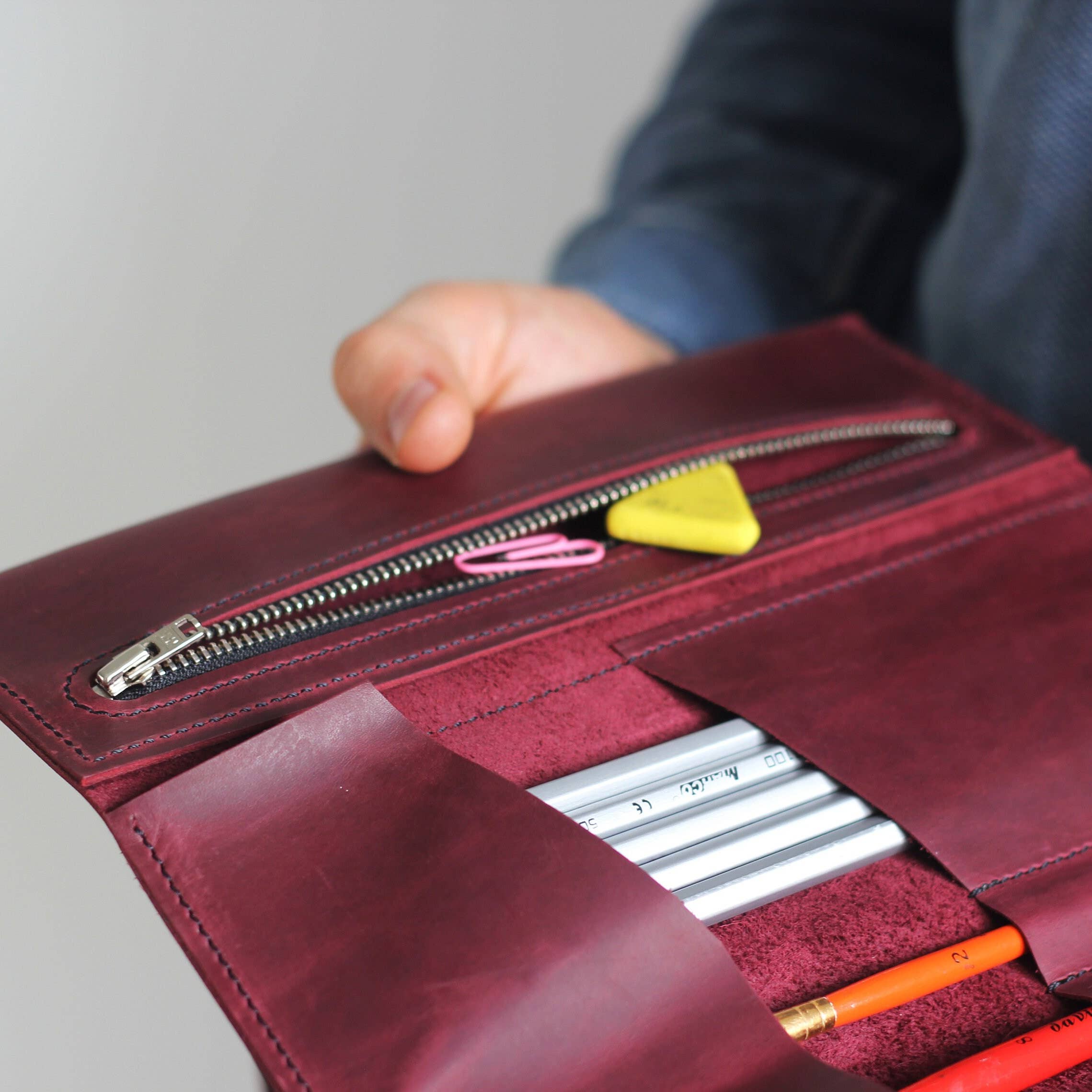 Pol Leather Studio - Wholesale Pencil Case/Pouch - Pencil Roll, Leather Pencil Case,  Leather Roll Case6