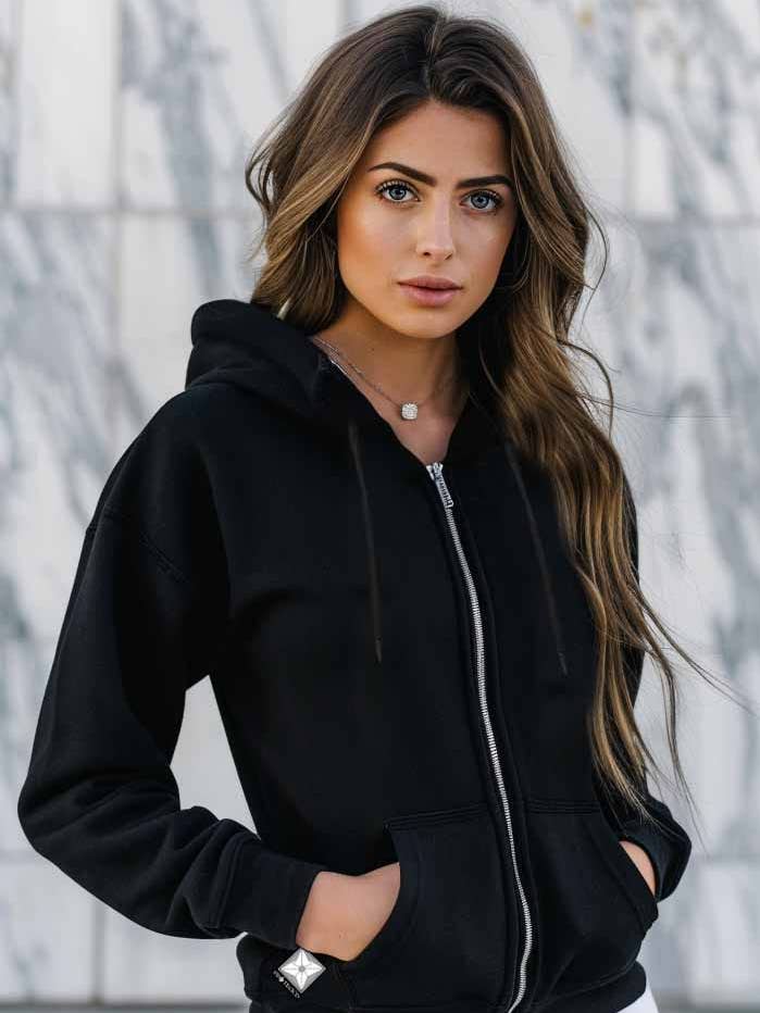 Proteck'd Emf Apparel - Wholesale Hoodie - Unisex - Proteck'd Faraday Silver Lined Zip Up Emf Proof Hoodie0