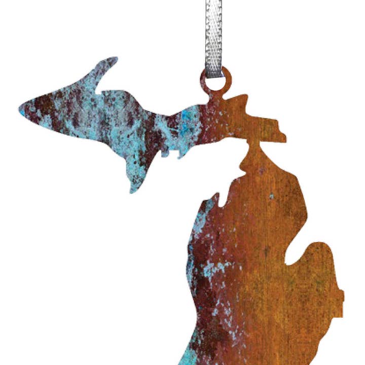 Copper, MI State Ornament by d'ears #8211 for wholesale by d'ears inc.