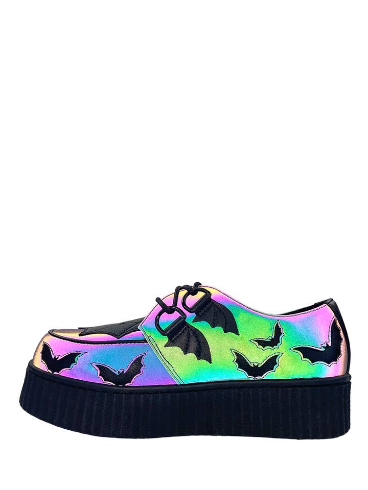 STRANGE CVLT - Wholesale Flats - Women's - KRYPT BAT - ALL REFLECTIVE5