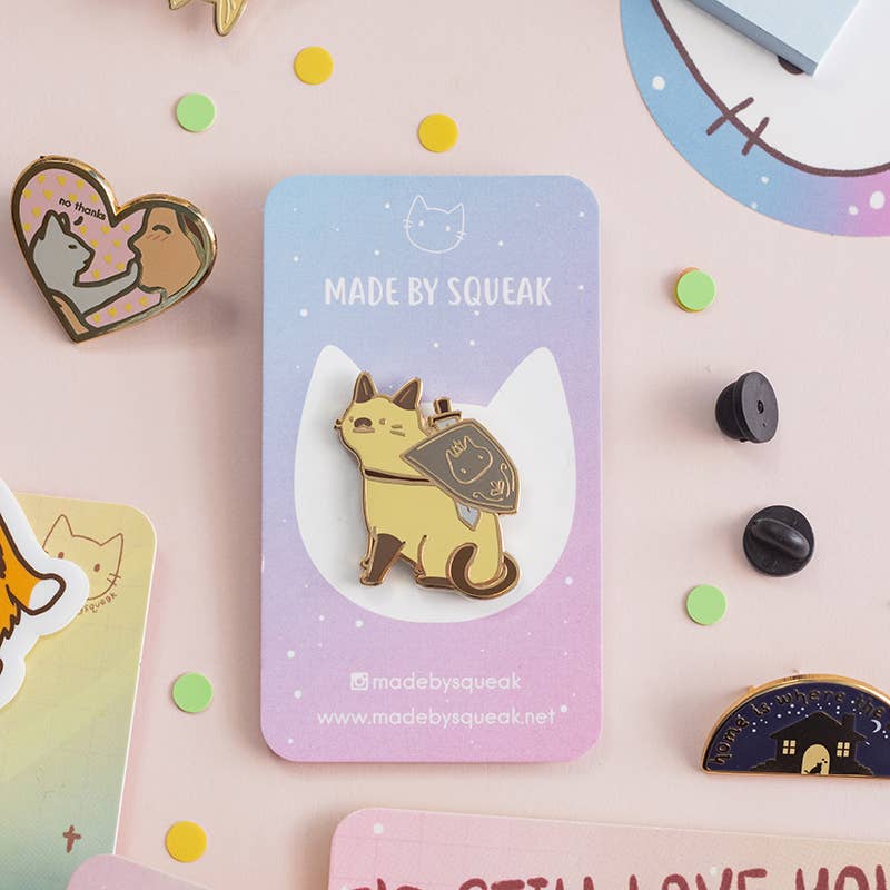 Made by Squeak - Wholesale Lapel Pin/Button - Adventure Cats Enamel Pins - DND party - Guild - Fellowship2