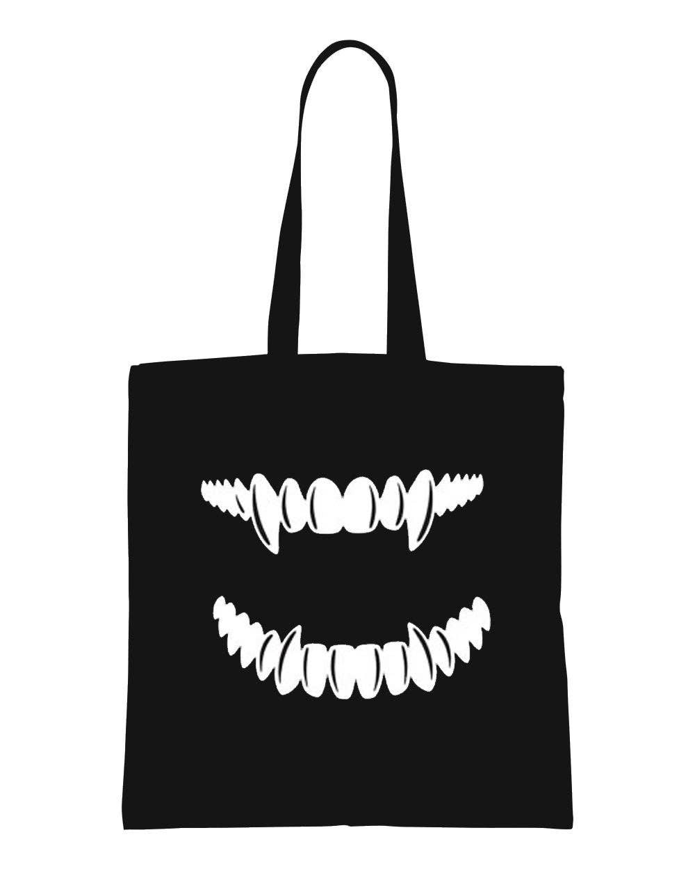 Blaspheme Boutique - Wholesale Tote Bag - Women's - Fangs Tote Bag