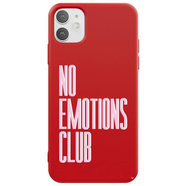 Deercase farverig silikonecover til iPhone 11, 12, 13, 14 og 15 – emotionsrød for engroshandel hos Deercase