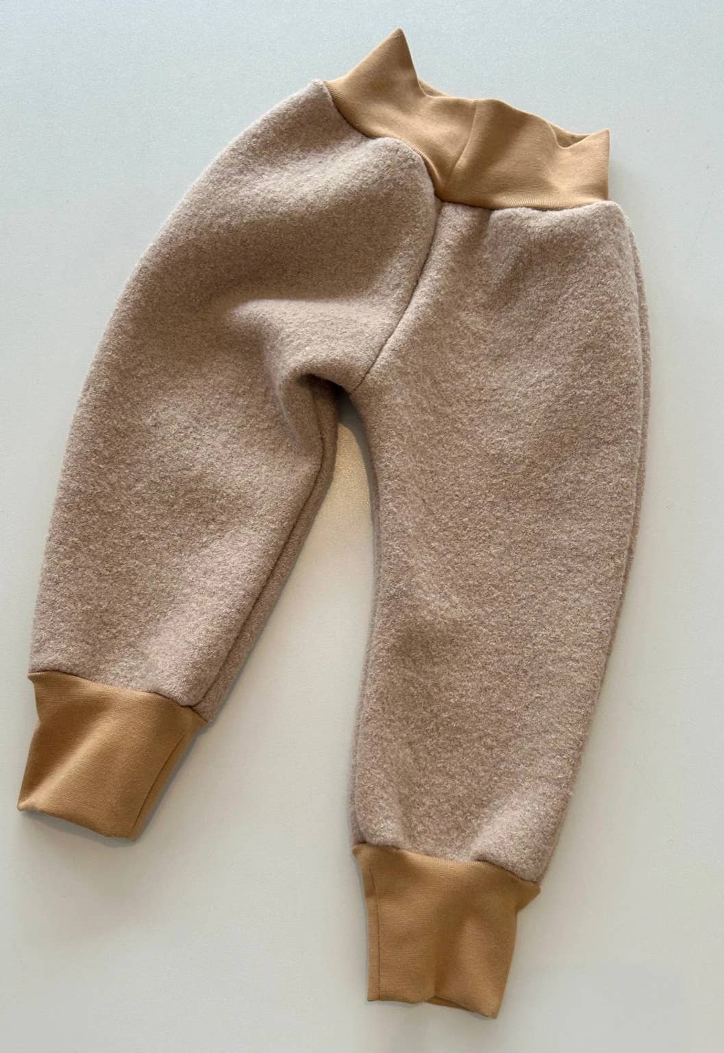 Küstenfieber® - Wholesale Pants - Kids - Growing wool walk pants for baby & child, camel beige3