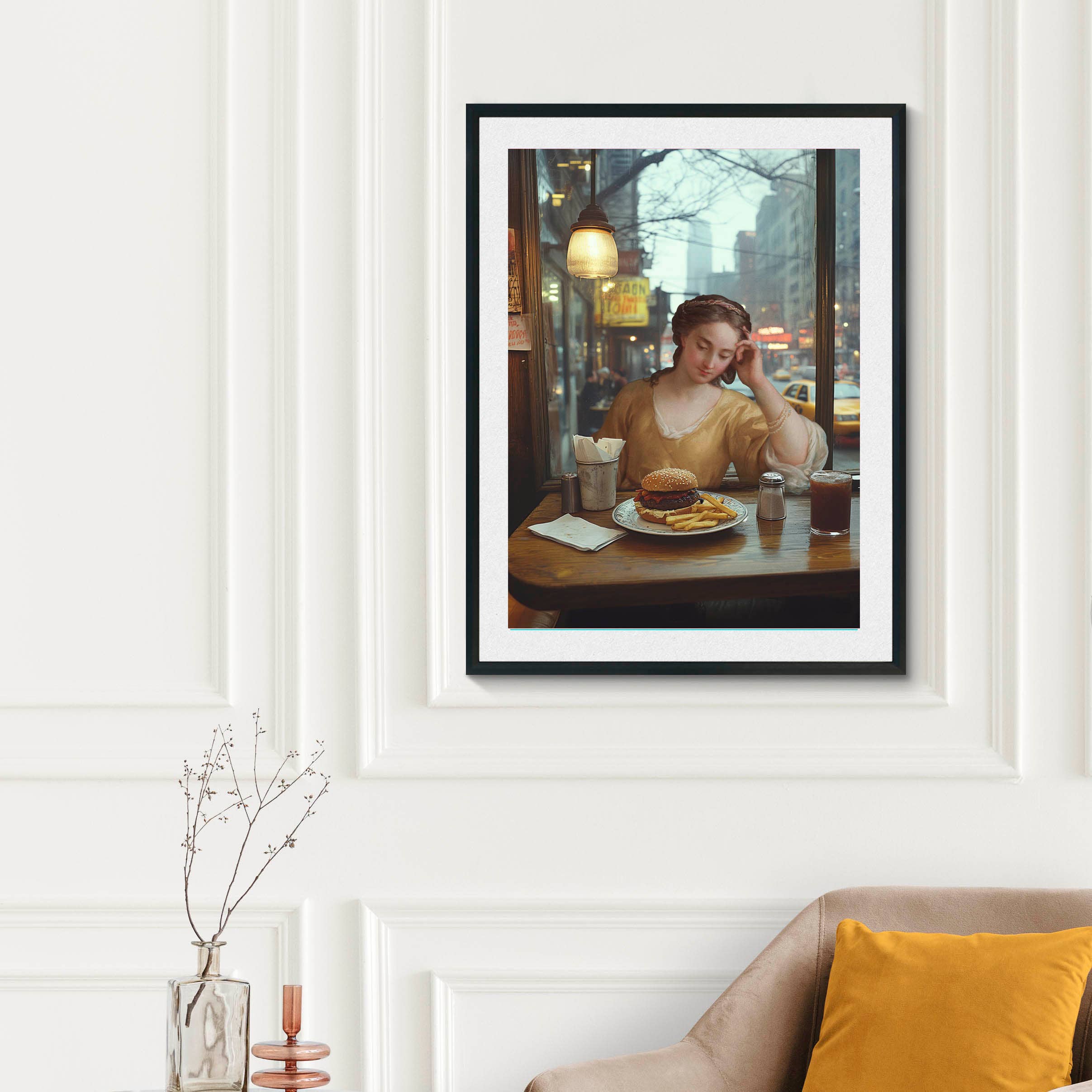 Dikhotomy - Wholesale Art Print - Impresión artística de decepción en el restaurante2