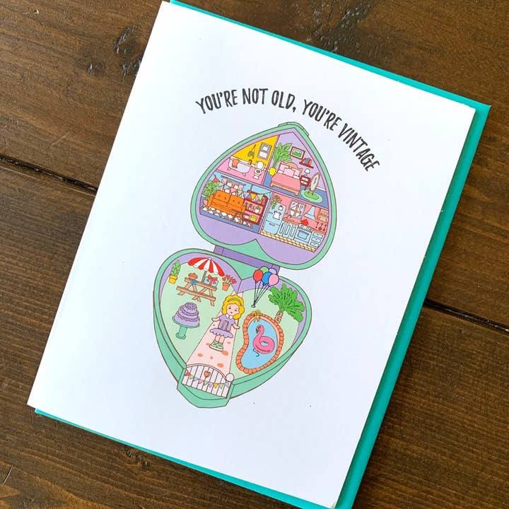 Papermain - Wholesale Birthday Card - Polly Pocket Birthday Card