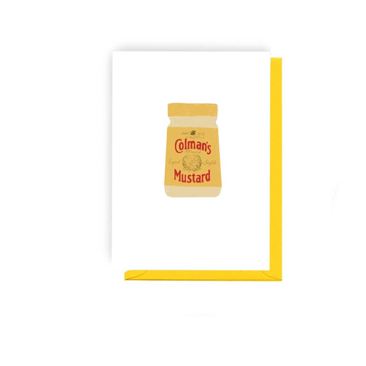 Mustard - Illustrated Love Card for wholesale by Olive and Clive