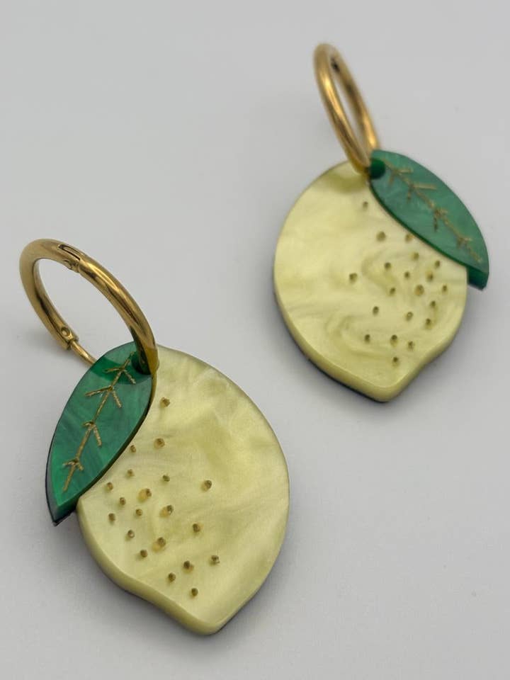 Citronörhängen för wholesale av LadyRockCreaciones