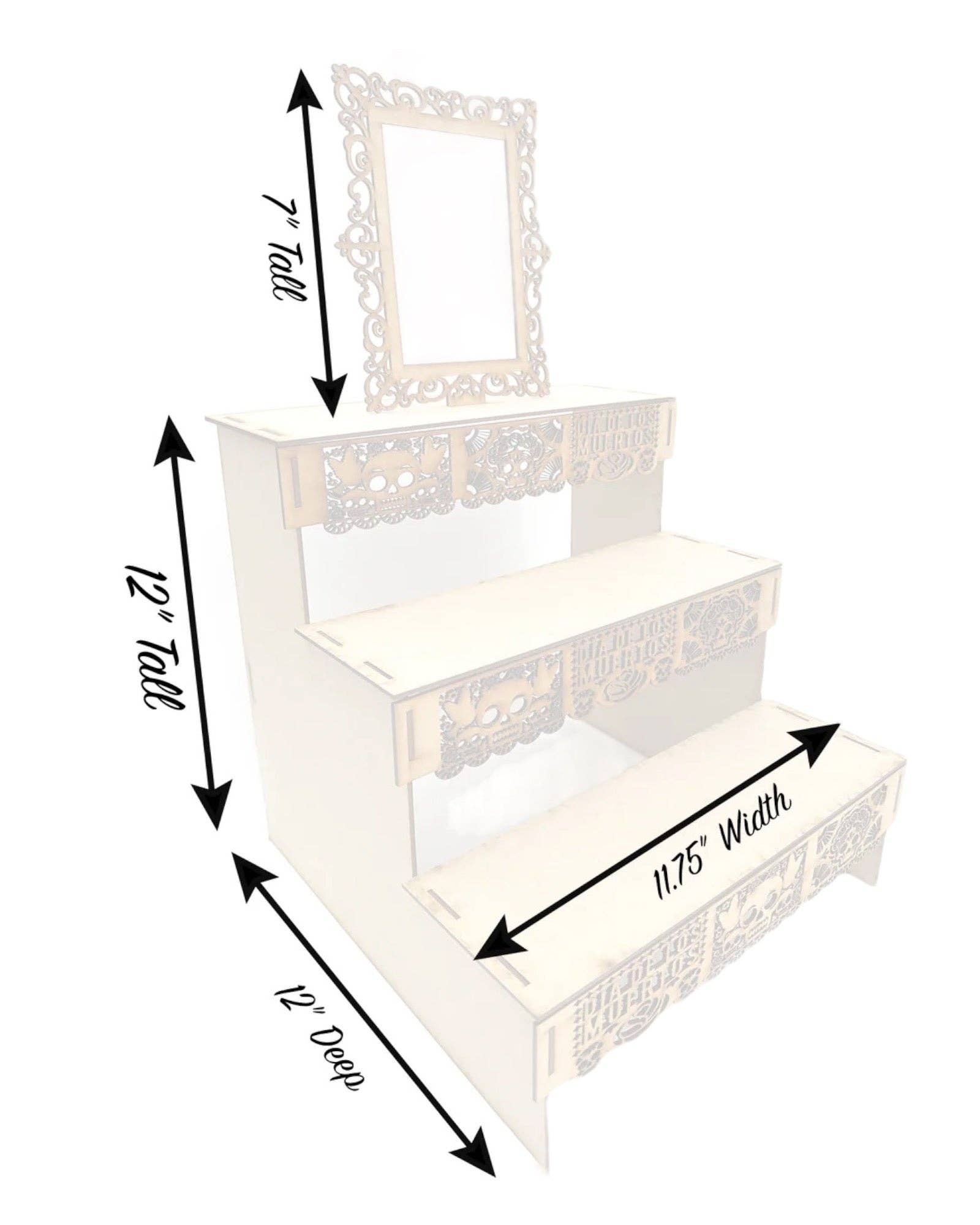 Cielito Lindo – wholesale Decorative tabletop object – Medium Altar Ofrenda 18” x 12”3