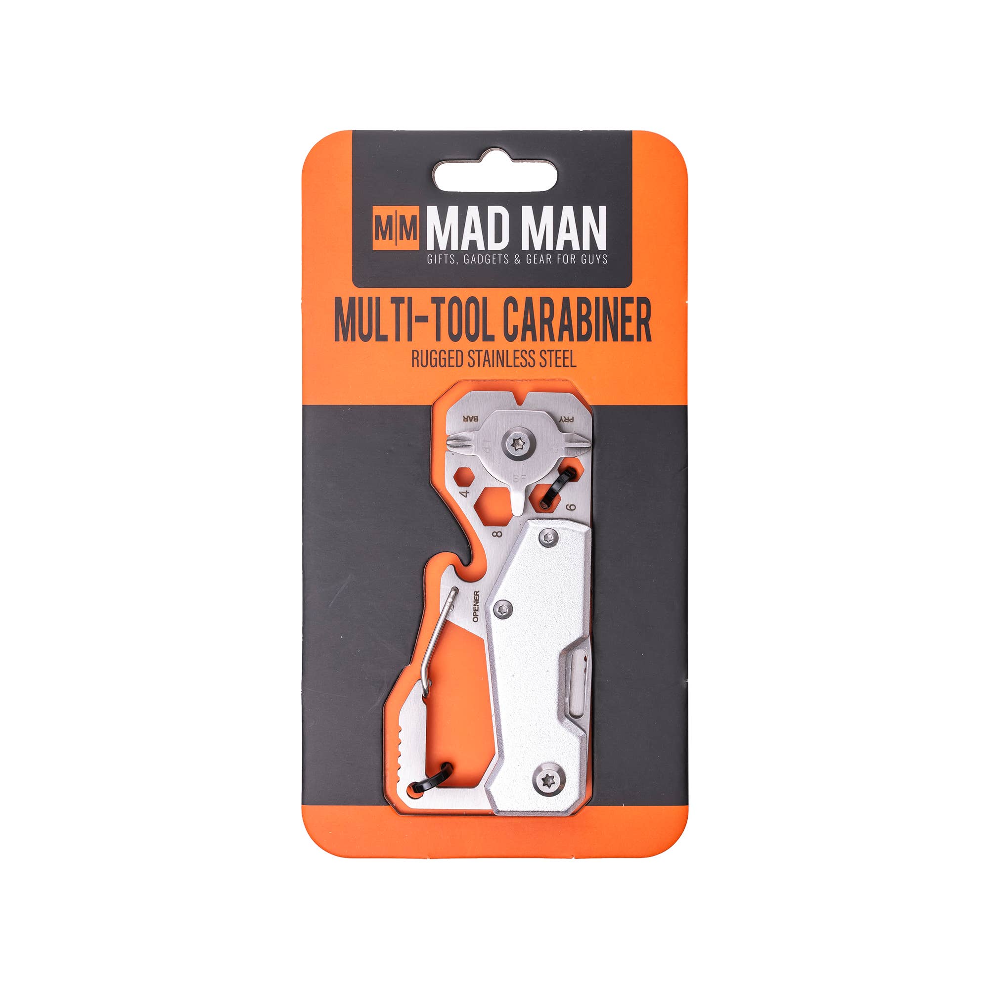Mad Man - Vente Outil de bricolage - Mousqueton multi-outils en acier inoxydable10