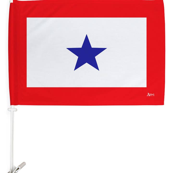 Two Group Flag Co - Vente Drapeaux - Drapeau de voiture Blue Star Service Journée des forces armées militaires