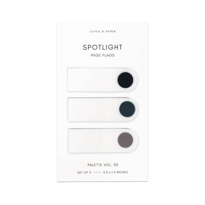 Cloth & Paper - Wholesale Sticker - Spotlight Page Flag Set