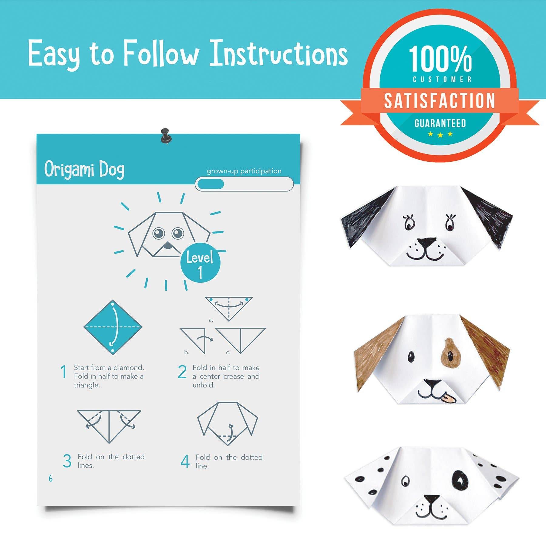 Open The Joy - Wholesale DIY Craft Kit - Kids - Origami Activity Kit: Nurture Mindfulness3