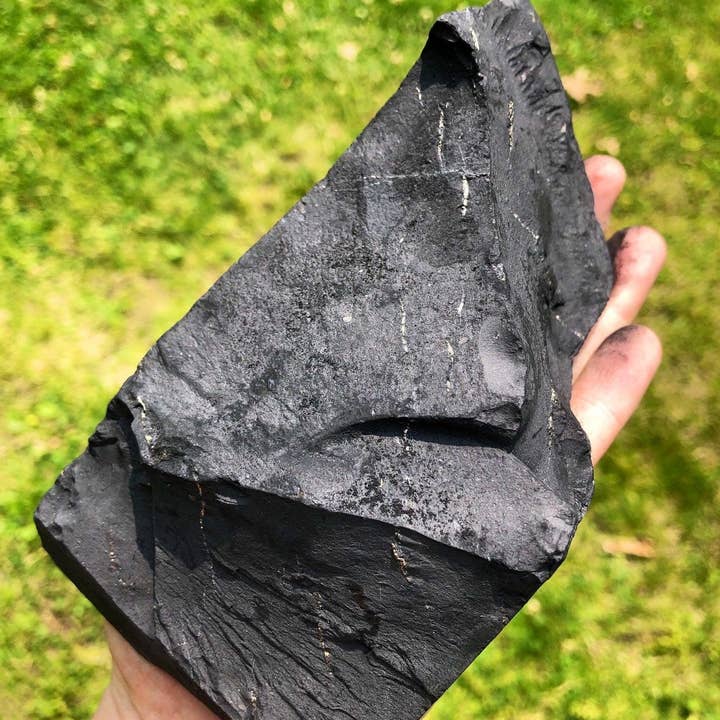New Moon Beginnings - Wholesale Spiritual Stone/Crystal - Raw Shungite Stone - Rough Shungite from Karelia, Russia