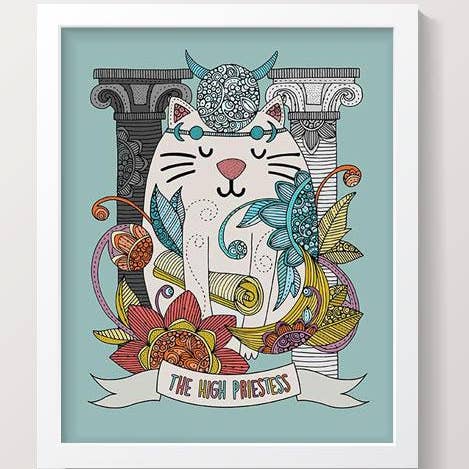 The High Priestess Cat for wholesale by Valentina Harper