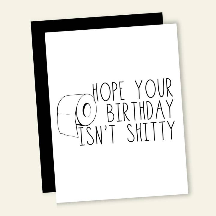 J'espère que ton anniversaire n'est pas merdique Carte d'anniversaire pour la vente par That’s So Andrew - Snarky Gifts & Cards