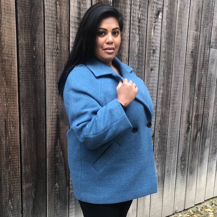 Miljøvenlig overdimensioneret frakke lavet af plastflasker for engroshandel hos MAGNETHIK