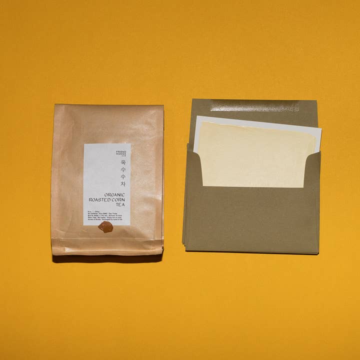 Friend Hangs - Wholesale Loose Tea - Organic Roasted Corn Korean Herbal Tisane Tea Whole Kernels