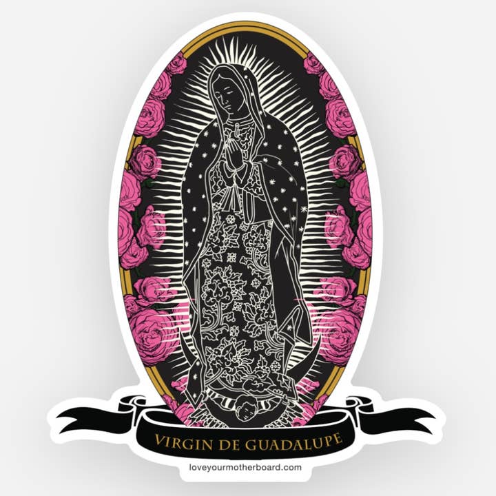 Autocolante da Virgem de Guadalupe - NOVO por atacado de The Retro - a Full of Grace USA Company