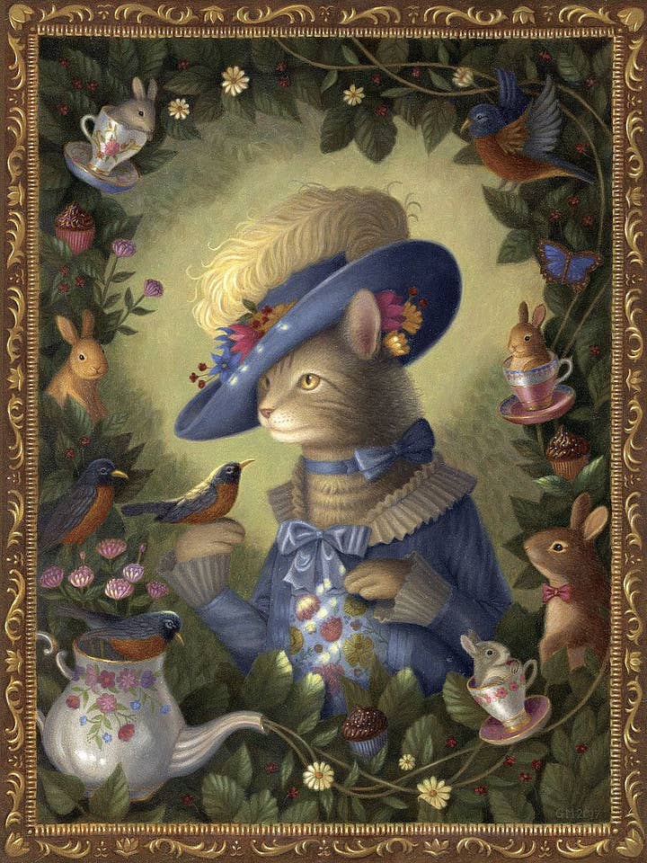 "Wilhelmina, In Reverie" - Canvas Print Wall Decor for wholesale by Image Conscious, LLC