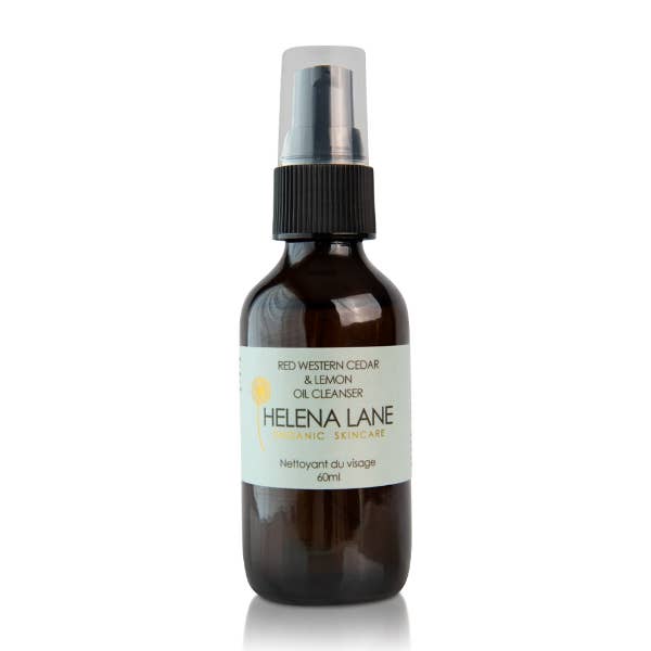 Rød Western Cedar & Citron Oil Cleanser for engroshandel hos Helena Lane