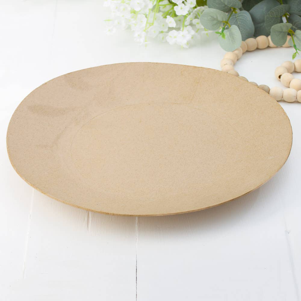 Factory Direct Craft – wholesale Dekorativ tallrik/fat/skål – 10" Dekorativ Tallrik av Pappersmaché6
