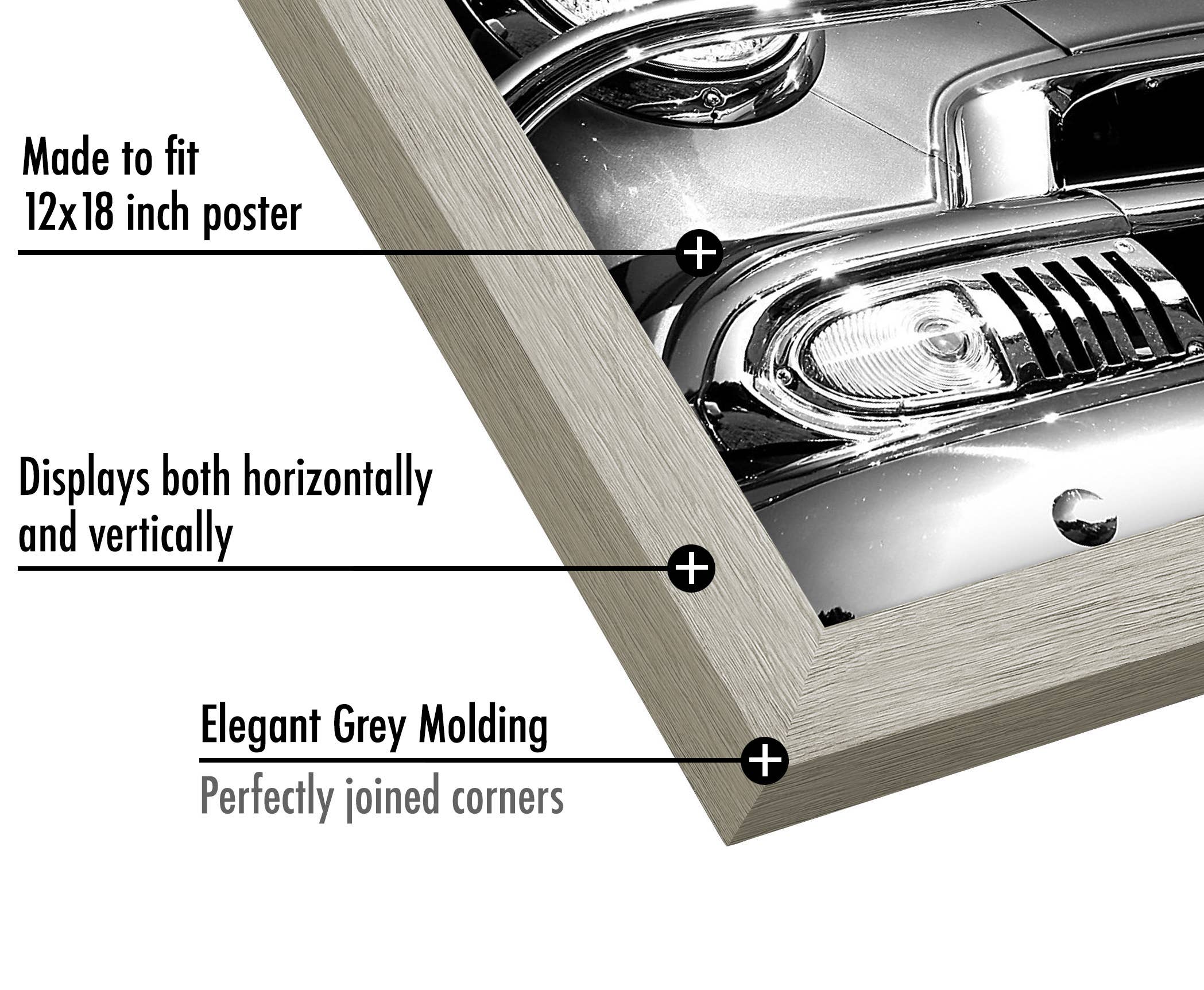 Americanflat - Wholesale Picture Frame - Americanflat Poster Frame with Wide Molding15
