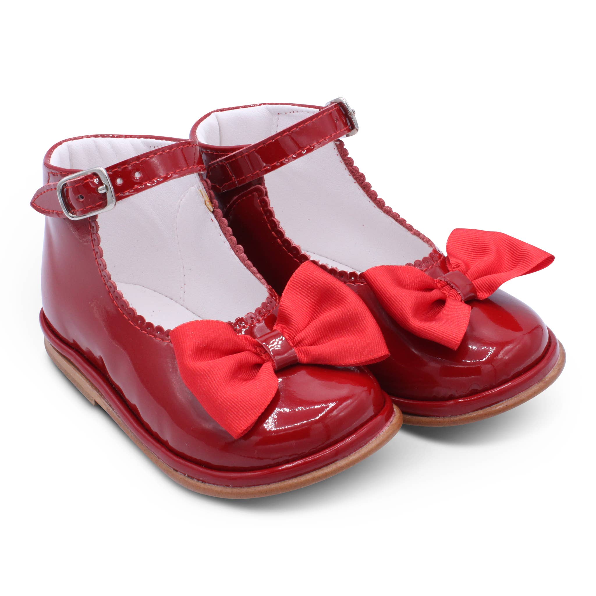 Borboleta - Vente Chaussures élégantes – enfant - Chaussures de bar en cuir/verni pour filles avec nœud en satin4