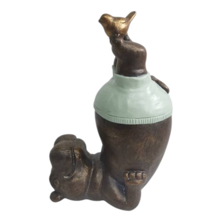 Sagebrook Home - Wholesale Outdoor Ornament/Decor - Bronze 17x12 in. Feet in the Air Hippo Garden Statue