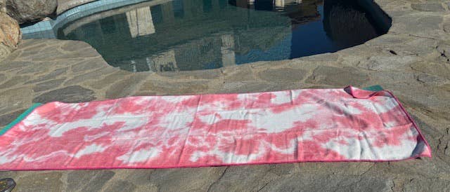 Inkarri Peace and Wellness - Vente Serviettes de yoga - Serviette de yoga antidérapante Tie-dye9