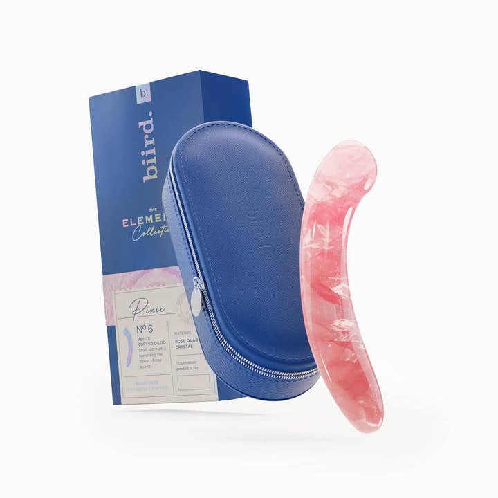 Biird - Venta al por mayor Juguetes eróticos - Pixii | Dildo pequeño curvado de cuarzo cristalino | Biird2