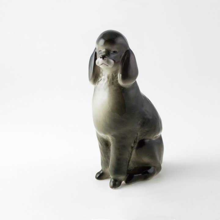 Black Poodle Dog Figurine for wholesale by Golden Cockerel
