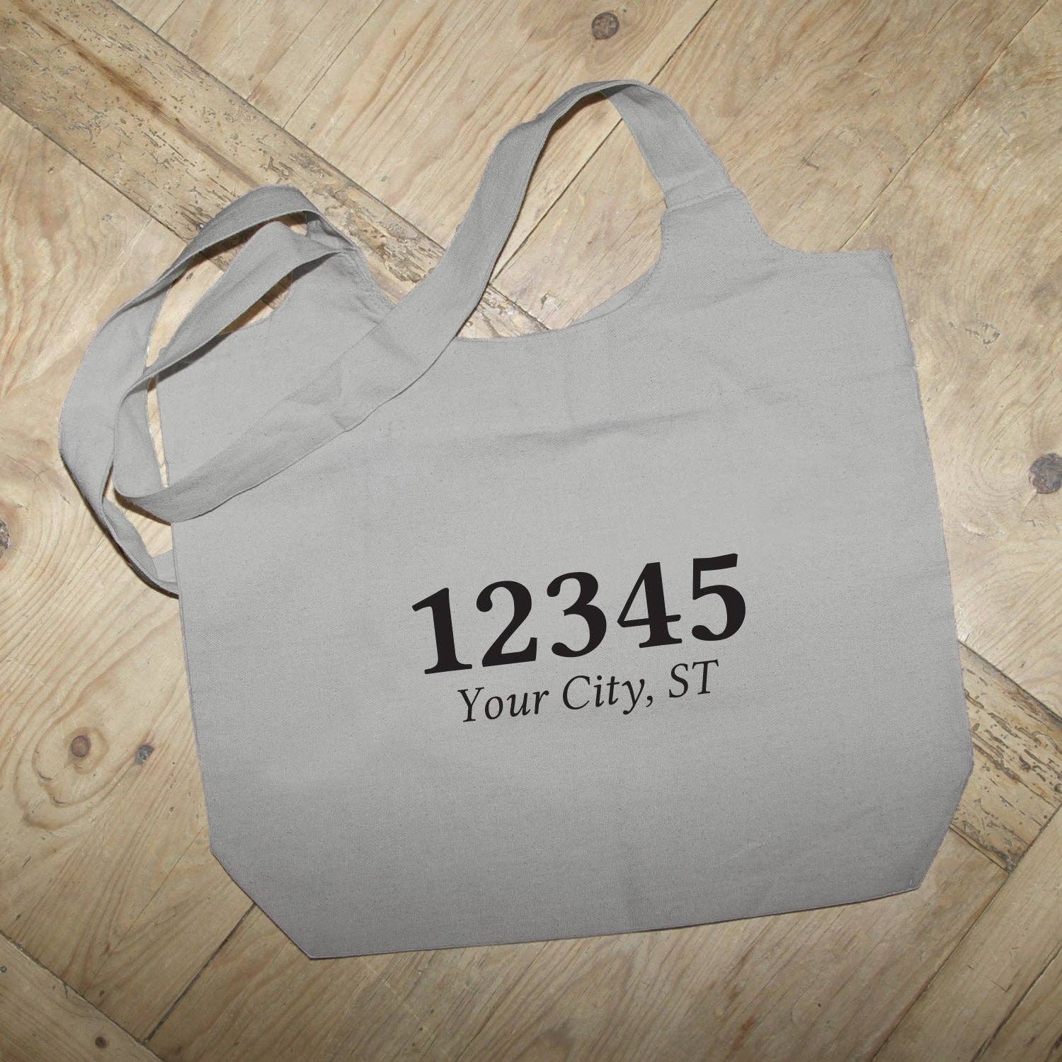 Second Nature by Hand - Wholesale Tote Bag - Unisex - Custom ZIP Code Personalizable Tote Bag1