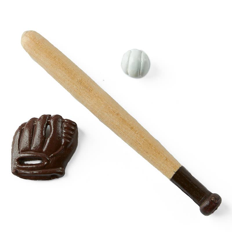 Factory Direct Craft - Venta al por mayor Recortables - Set de Bate y Pelota de Béisbol en Miniatura1