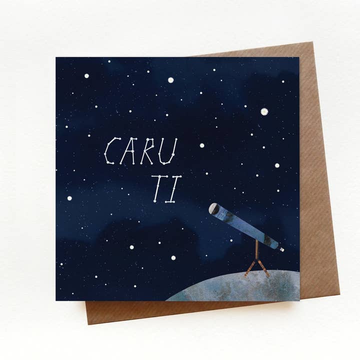 Love You Welsh Card for wholesale by Paperwhale Cards & Paper Goods