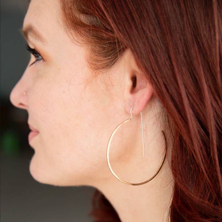 Seeress Hoop - Large for wholesale by Three Flames Silverworks