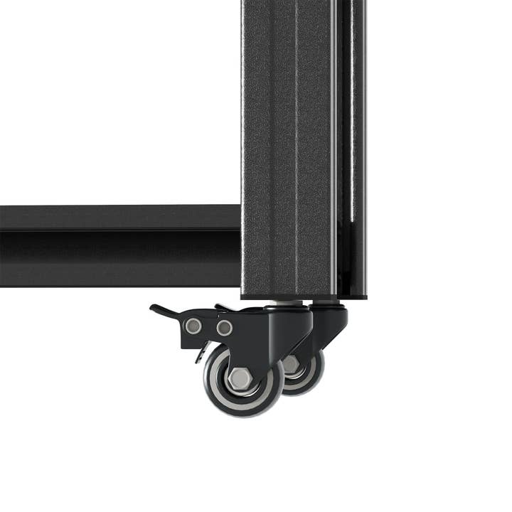 HOMYCASA DESIGN INC - Wholesale Free Standing Shelf - Metal Shelving, Pegboard and Wheels, Black18